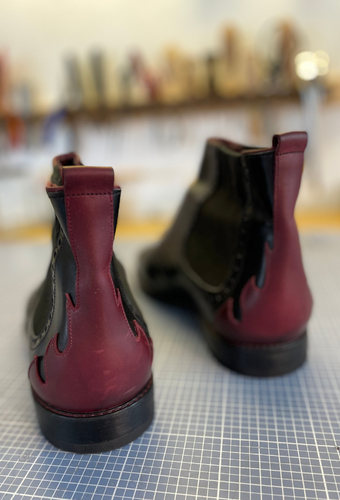 Chelsea Boots für Herren, nach Mass und individuellen Wünschen gebaut.